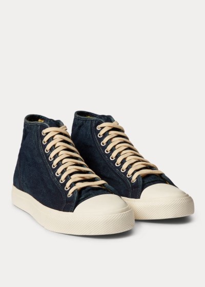 Zapatillas Ralph Lauren Hombre Azules - Mayport Canvas - RKJQG5470